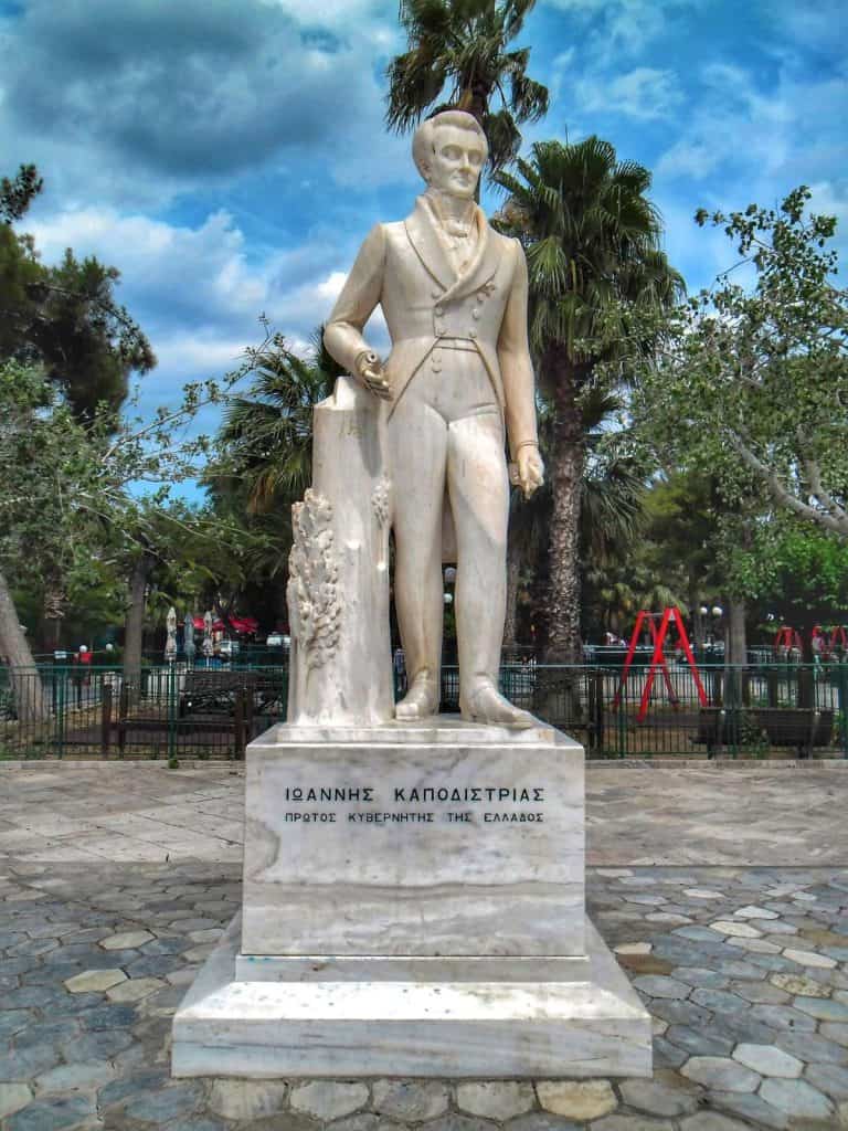 άγαλμα Ιωάννη Καποδίστρια Ναύπλιο