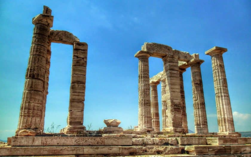 Σούνιο - ναός Ποσειδώνα