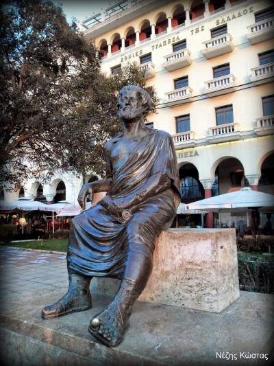 άγαλμα Αριστοτέλη Θεσσαλονίκη