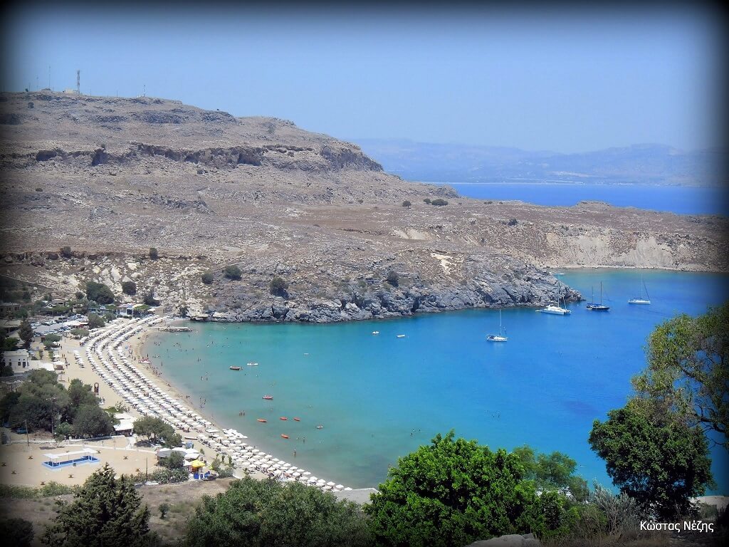 Lindos beach