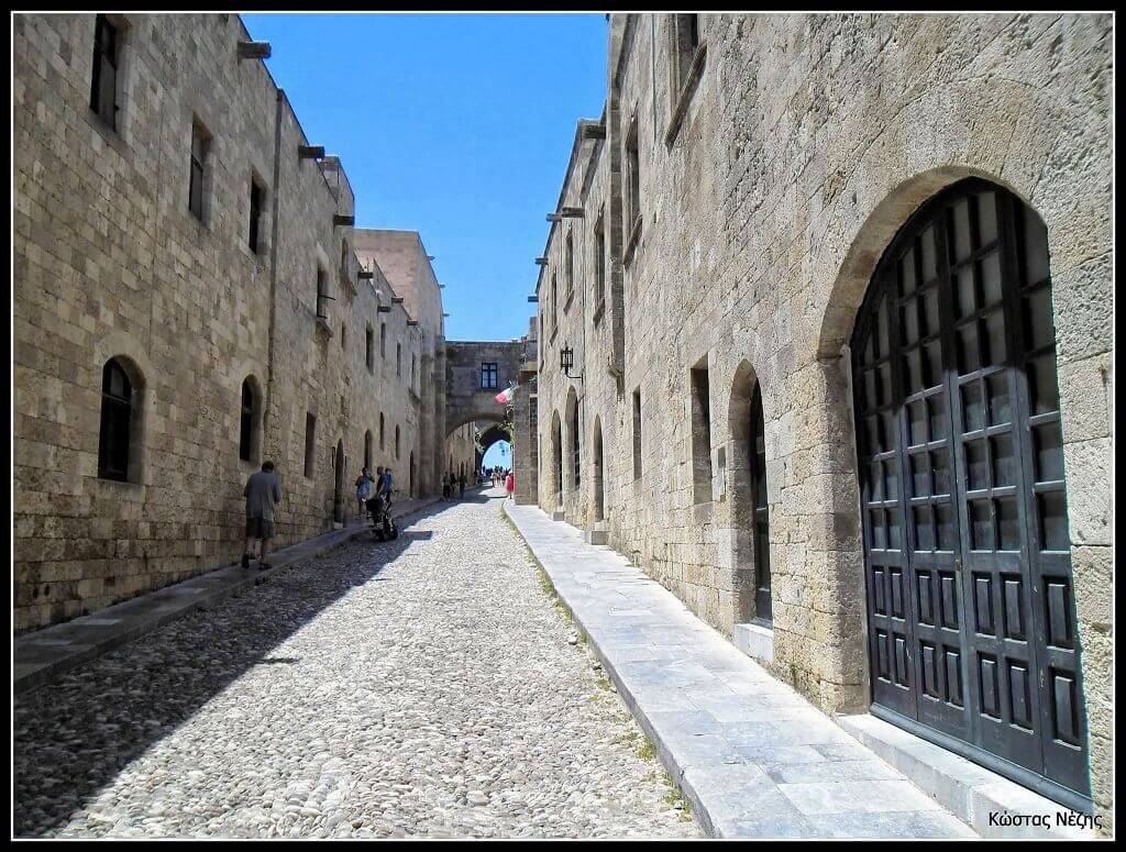 Rhodes Street of the Knights
