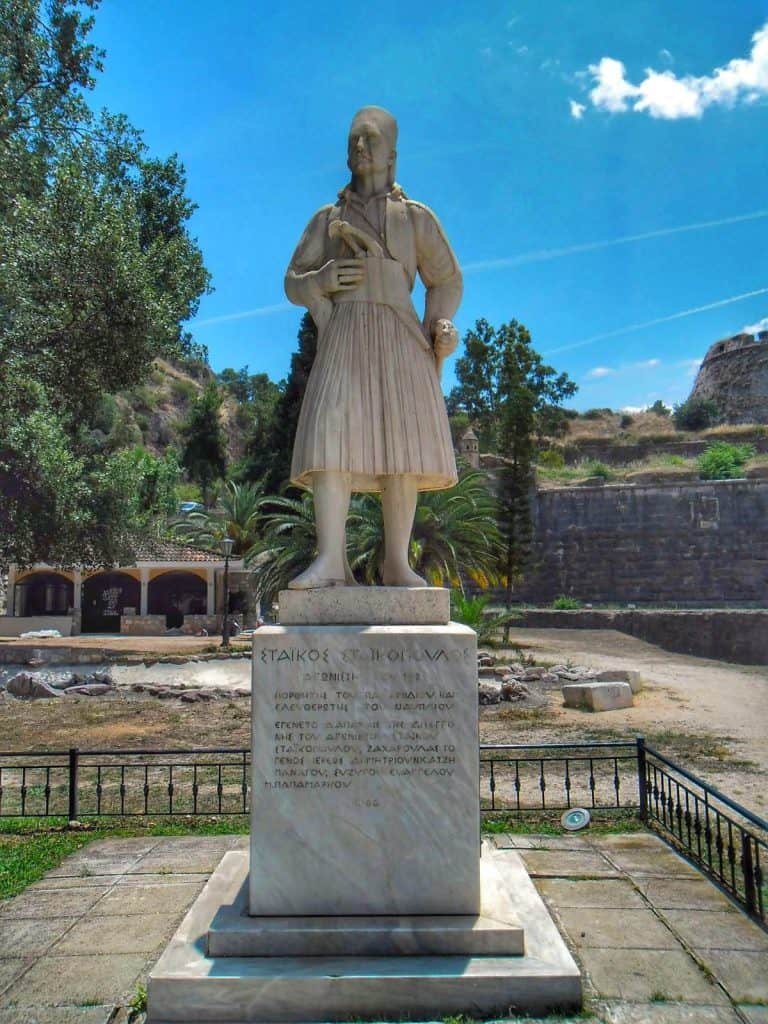 άγαλμα Στάϊκου Σταϊκόπουλου Ναύπλιο