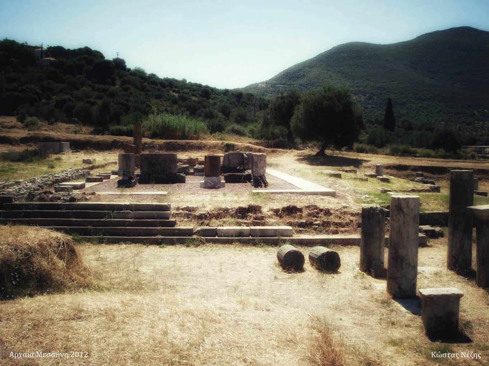 Αρχαία Μεσσήνη - Ναός Μεσσήνης