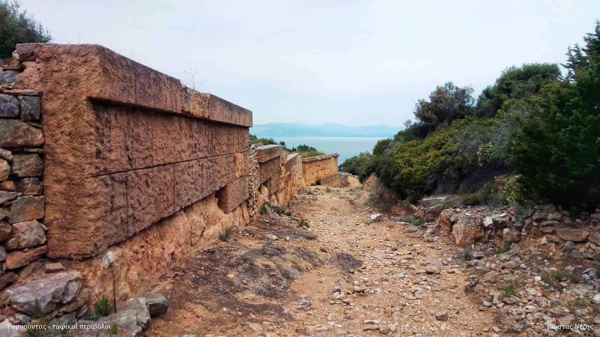 Ραμνούντας - ταφικοί περίβολοι